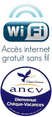 Wifi gratuit et Chèques Vacances acceptés